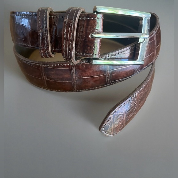 Other - Genuine men's belt brown 44 inches long